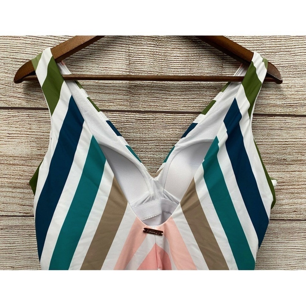 Raisins Curve Slimming Swimsuit Womens Size 18W Striped One Peice Swimsuit New - Picture 3 of 3